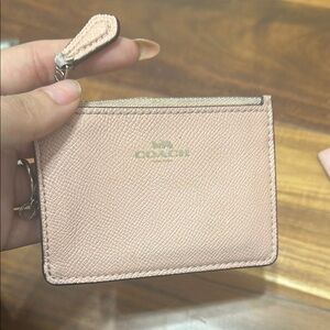 Coach Pink Card Holder